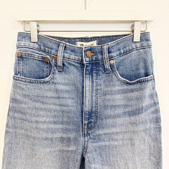 Madewell Denim The Perfect Vintage Straight Jeans in Reinhart Blue 26 - Picture 4 of 12